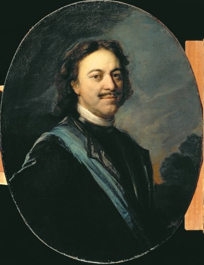 Portrait of Peter I, after 1725 by Andrei Matveyev